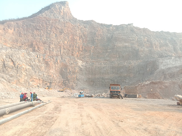 矿山废弃物填埋